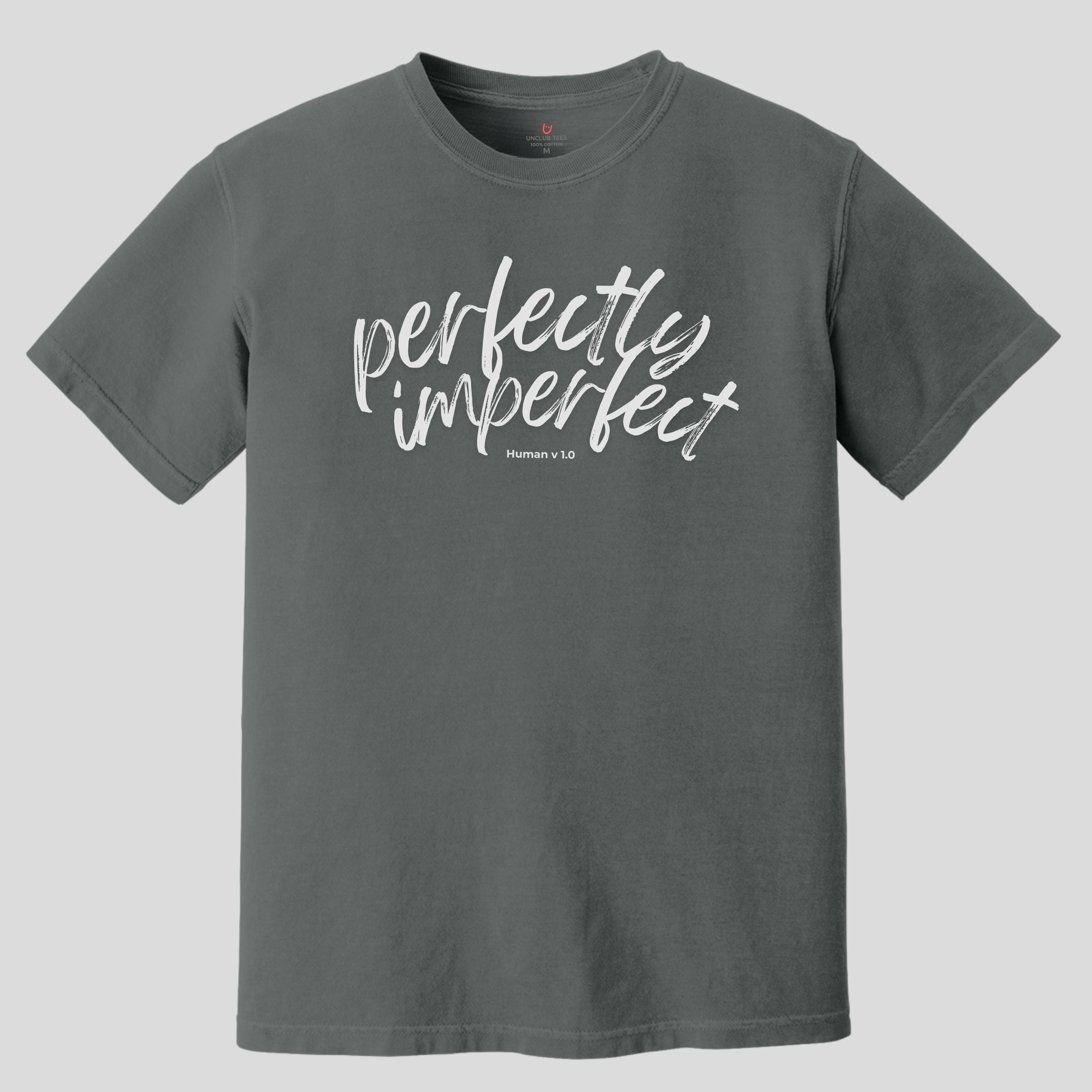 Perfectly Imperfect - Unisex Dyed Graphic T-Shirt