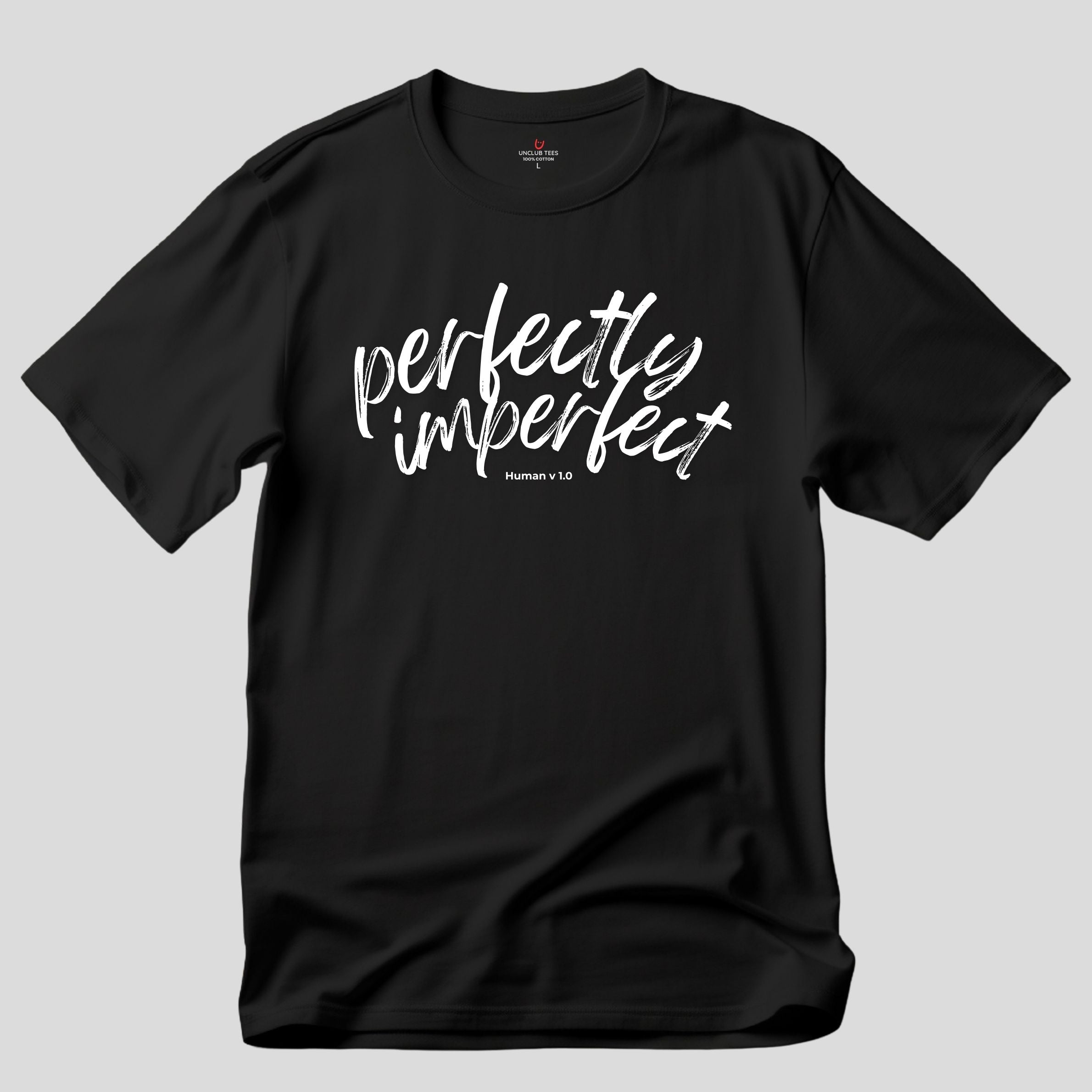 Perfectly Imperfect - Unisex Dyed Graphic T-Shirt