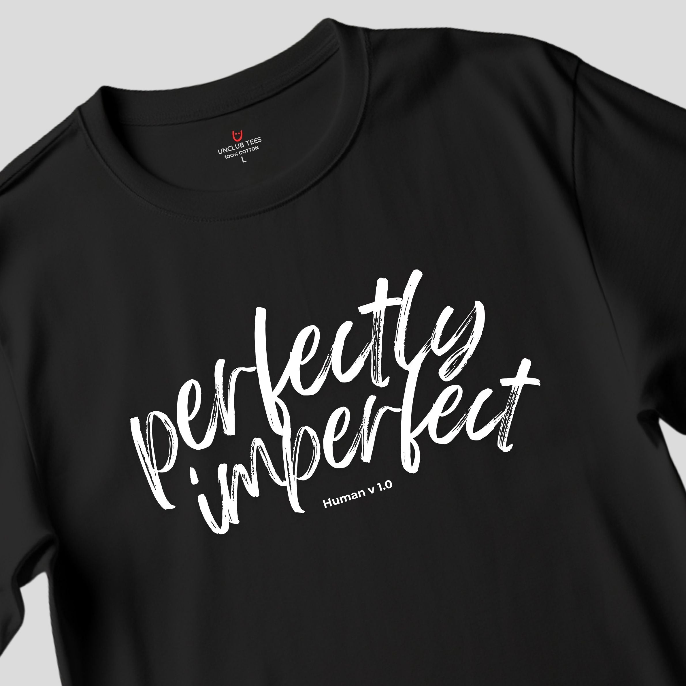 Perfectly Imperfect - Unisex Dyed Graphic T-Shirt