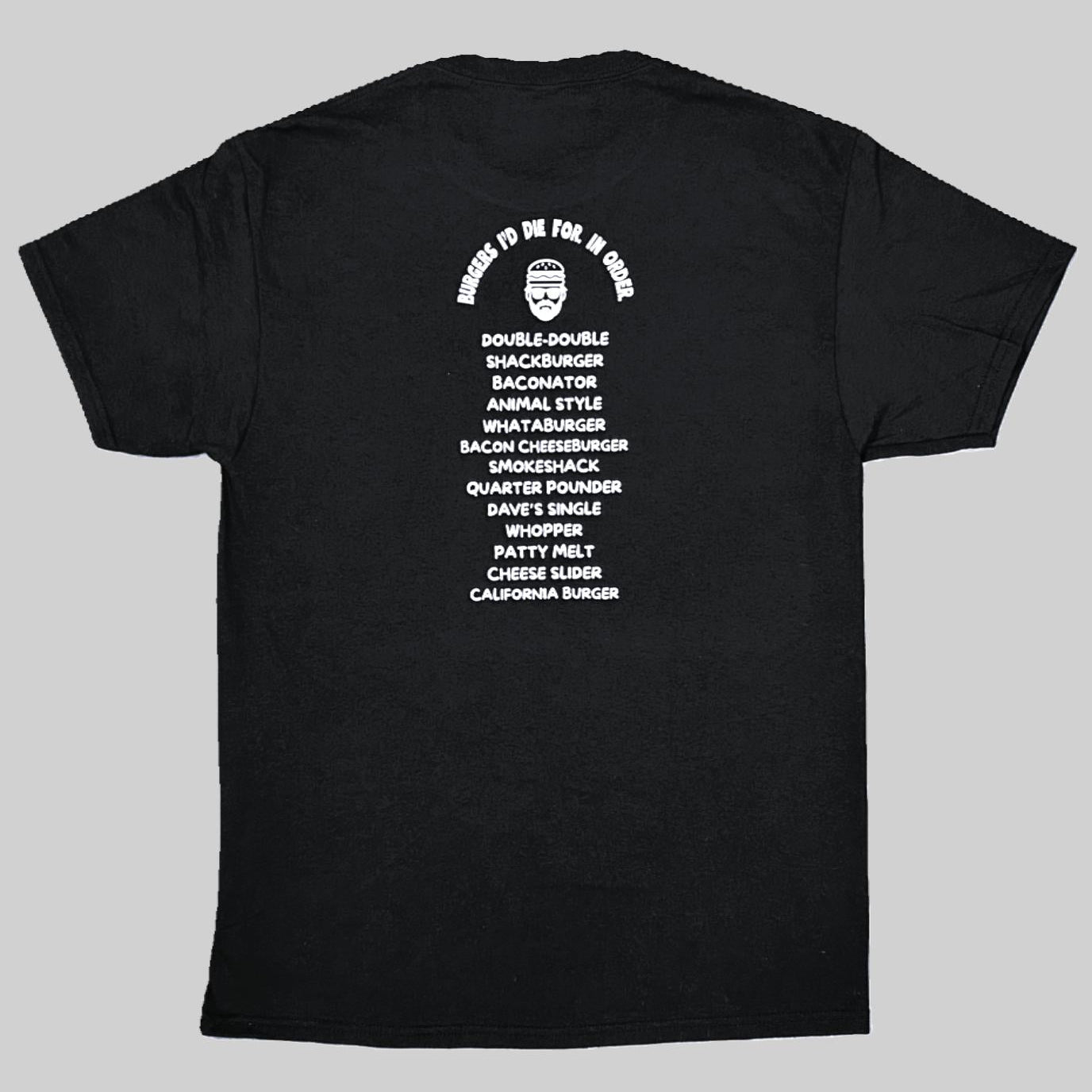 Burgers List - Burgernaut - Funny Print Unisex Regular T-shirt