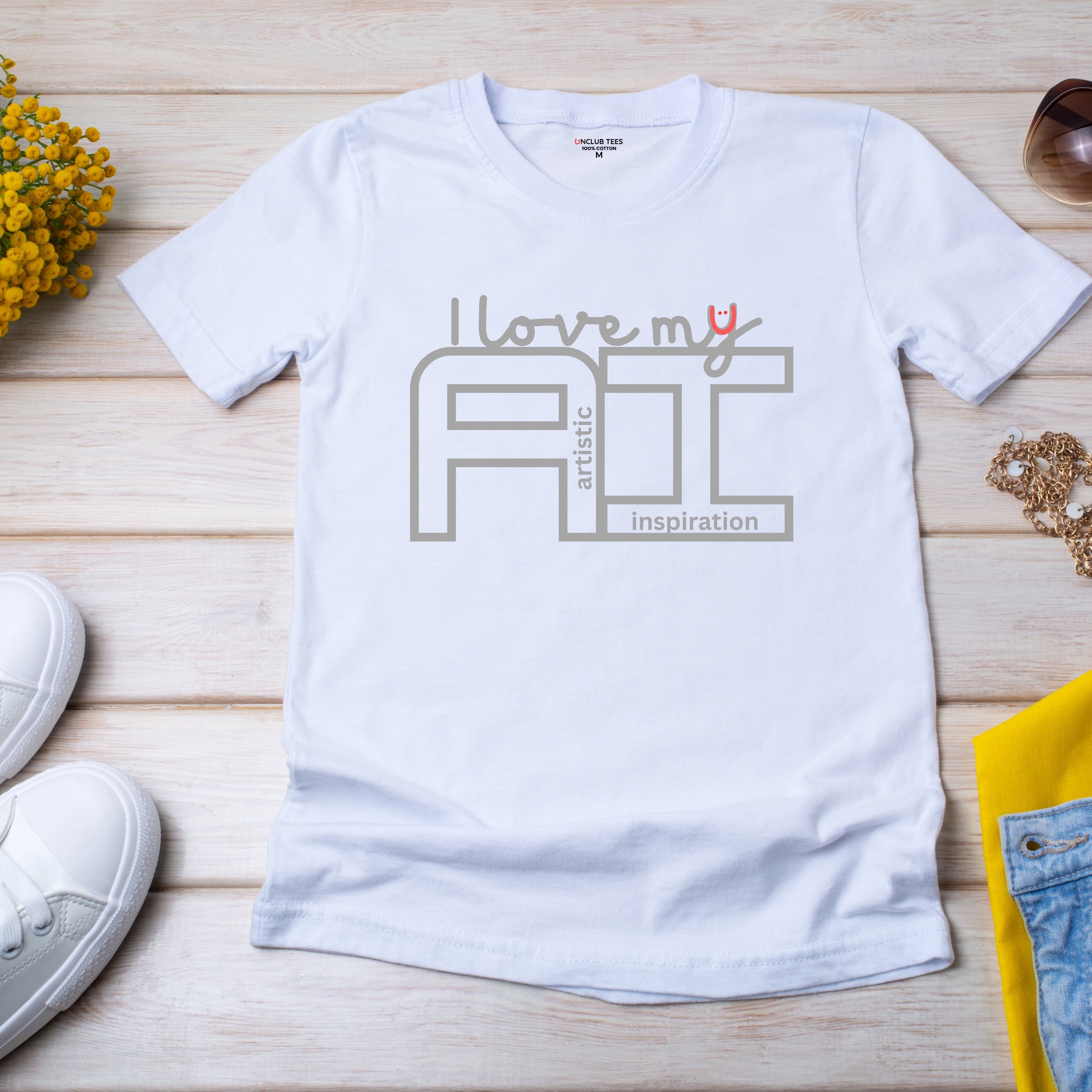 I Love My AI - Unisex Graphic T-Shirt