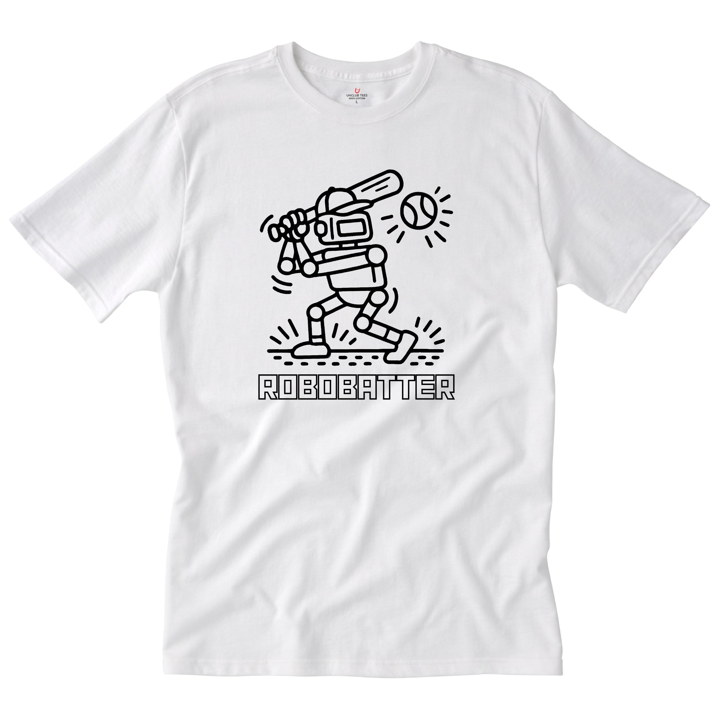RoboBatter -  Funny Print Unisex Regular T-Shirt