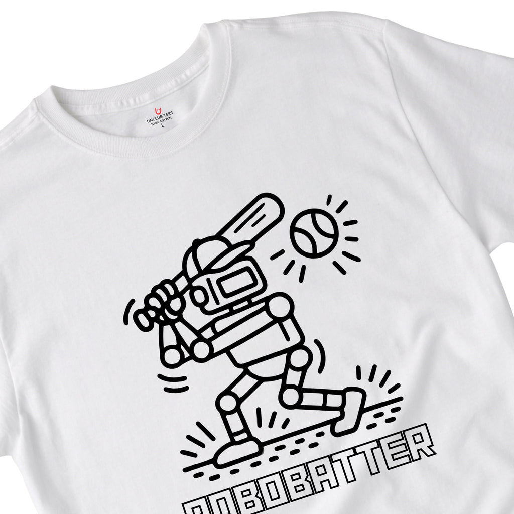 RoboBatter -  Funny Print Unisex Regular T-Shirt